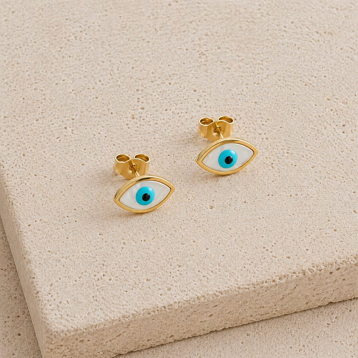 Athena Evil Eye Studs