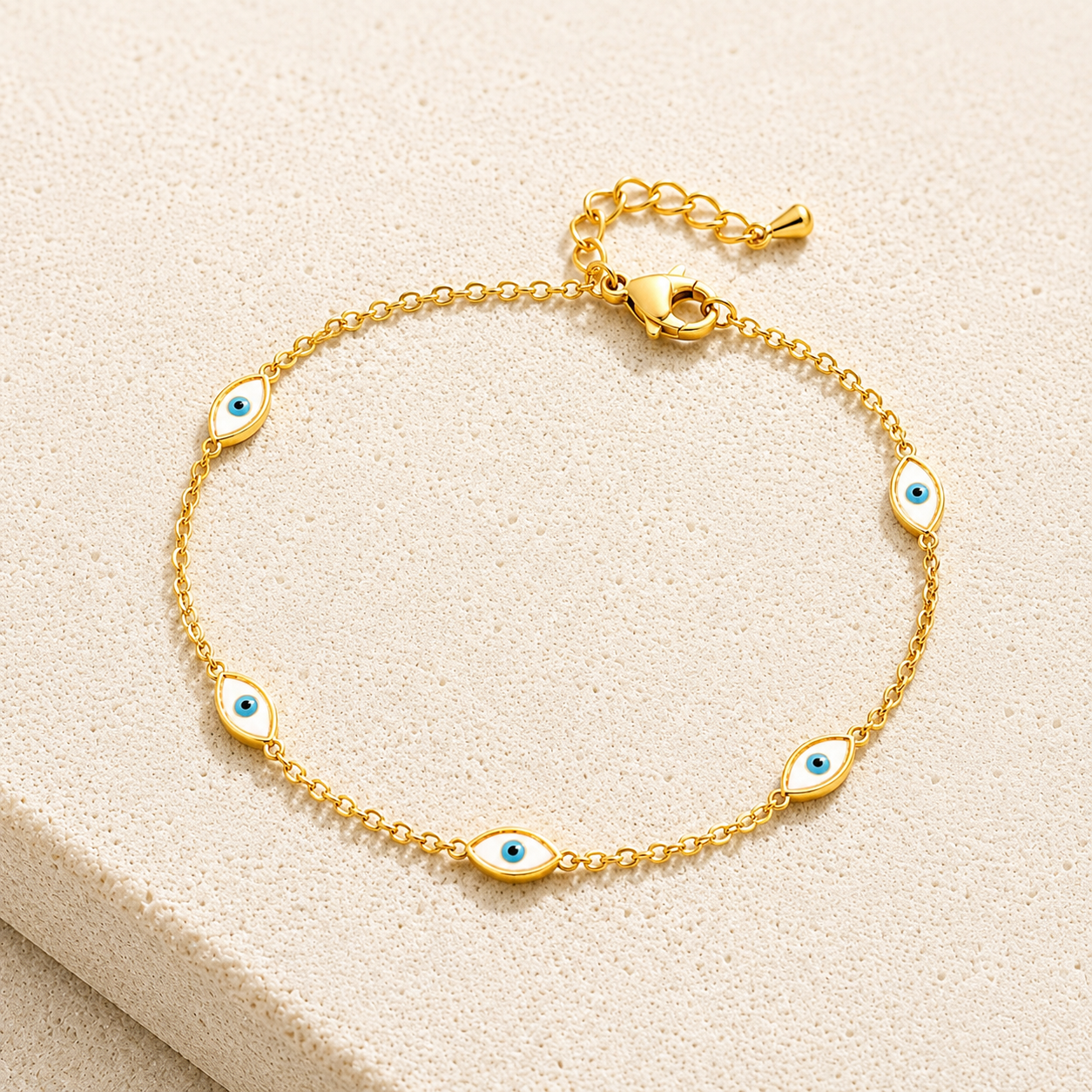 Athena Evil Eye Chain Bracelet