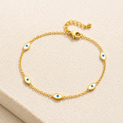 Athena Evil Eye Chain Bracelet