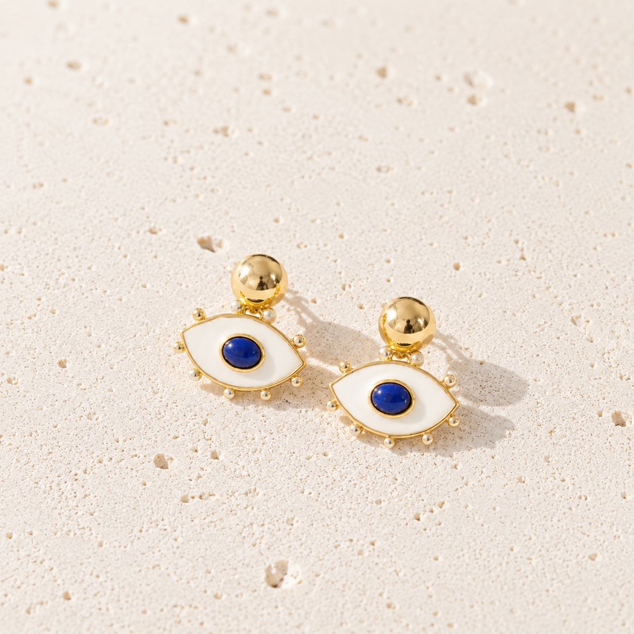 Persephone Evil Eye Statement Earrings