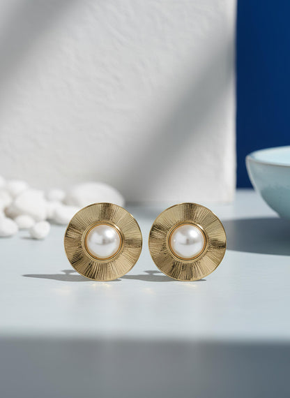 Selene White Earrings