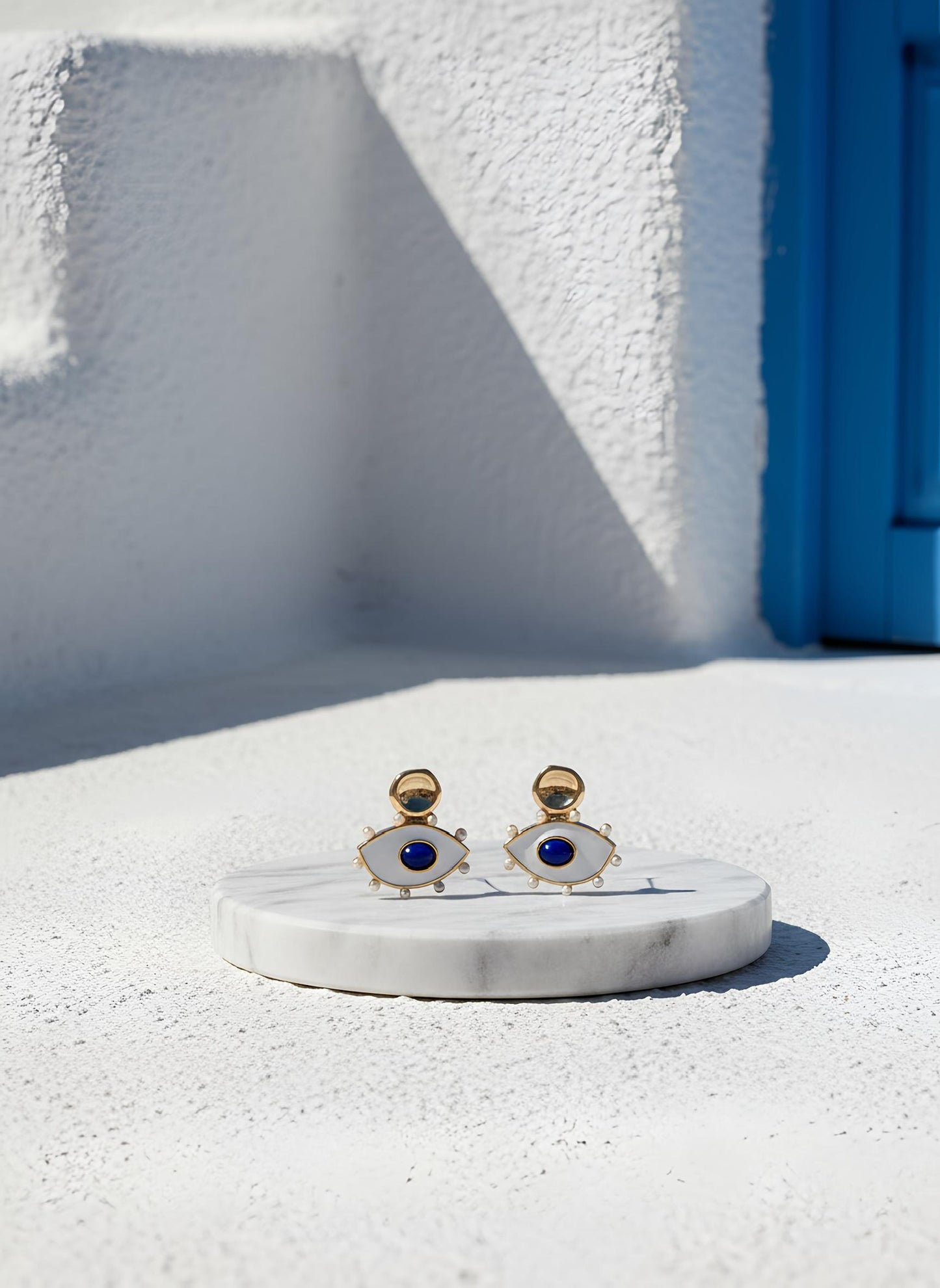 Persephone Evil Eye Statement Earrings