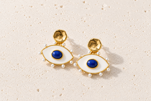 Persephone Evil Eye Statement Earrings