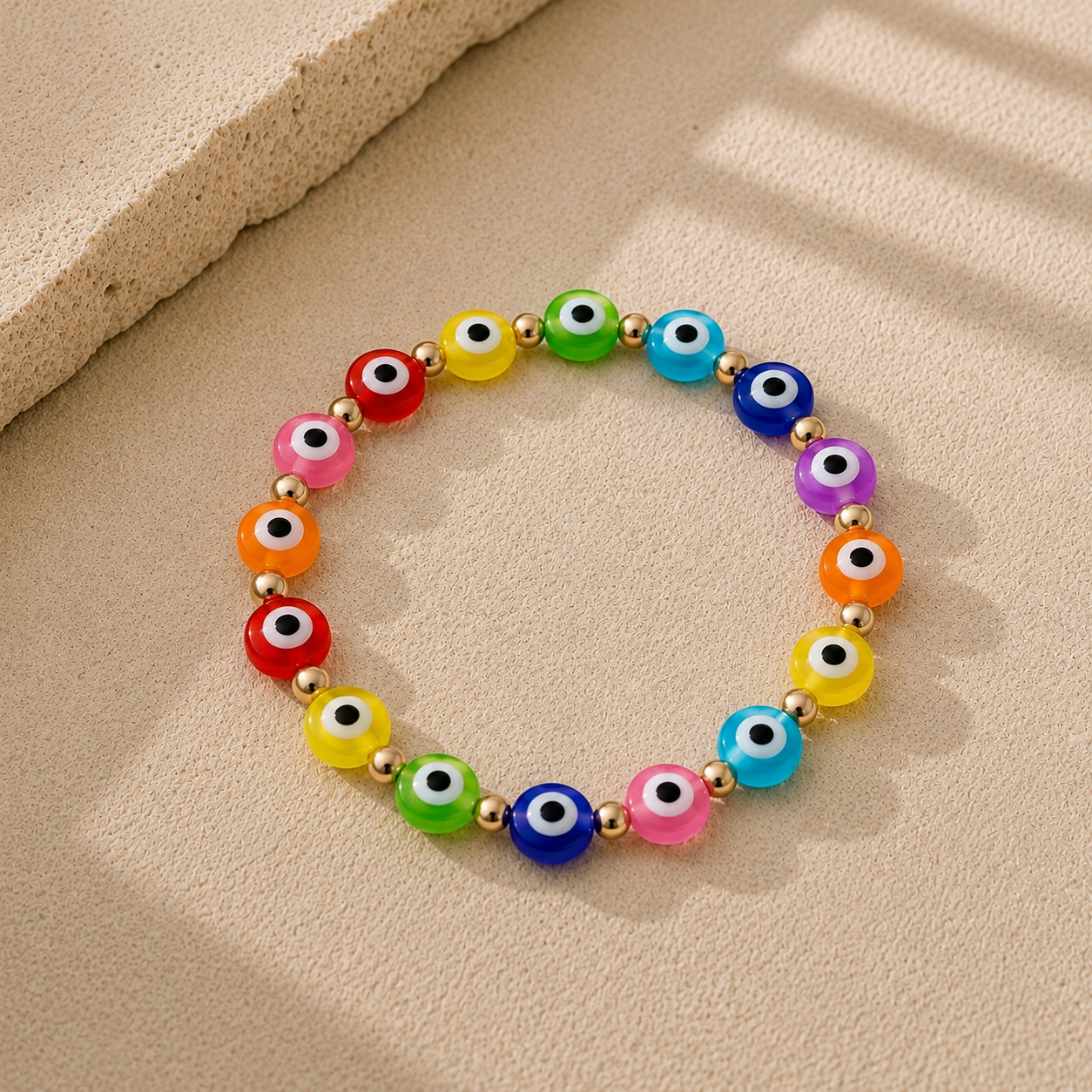 Evil Eye Beaded Bracelet